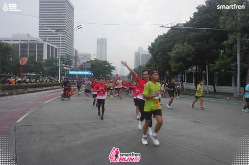 Race photo from Smartfren Run 2025 Vibes