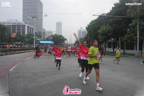 Race photo from Smartfren Run 2025 Vibes