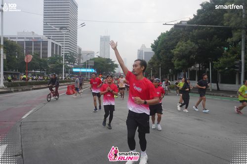 Race photo from Smartfren Run 2025 Vibes