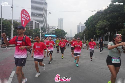 Race photo from Smartfren Run 2025 Vibes