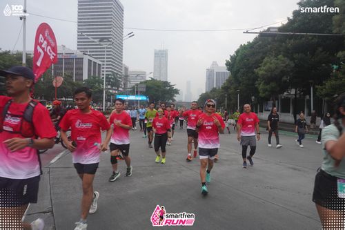 Race photo from Smartfren Run 2025 Vibes