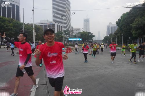 Race photo from Smartfren Run 2025 Vibes