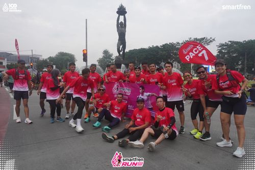 Race photo from Smartfren Run 2025 Vibes