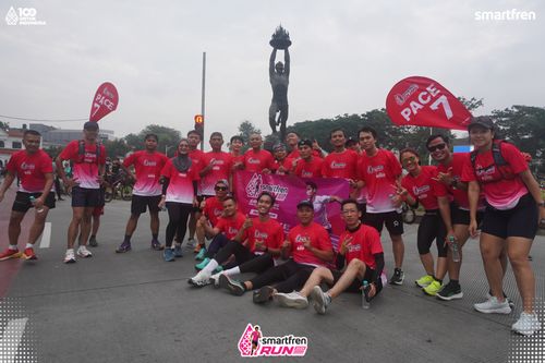 Race photo from Smartfren Run 2025 Vibes