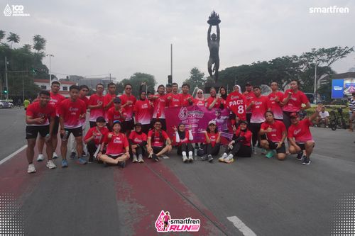 Race photo from Smartfren Run 2025 Vibes