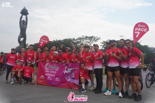 Race photo from Smartfren Run 2025 Vibes