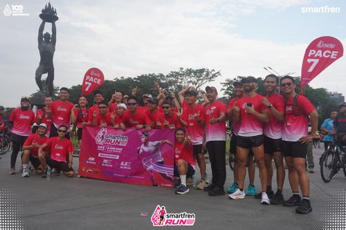 Race photo from Smartfren Run 2025 Vibes