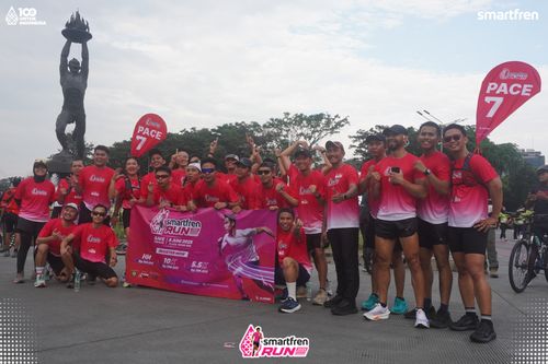 Race photo from Smartfren Run 2025 Vibes