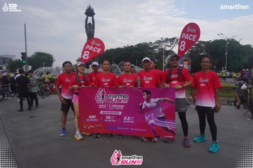 Race photo from Smartfren Run 2025 Vibes