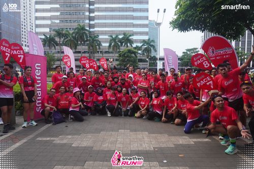 Race photo from Smartfren Run 2025 Vibes