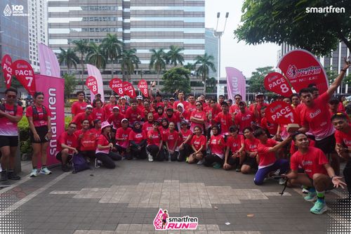Race photo from Smartfren Run 2025 Vibes