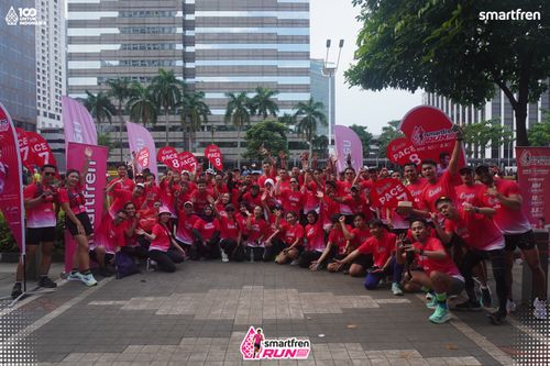 Race photo from Smartfren Run 2025 Vibes