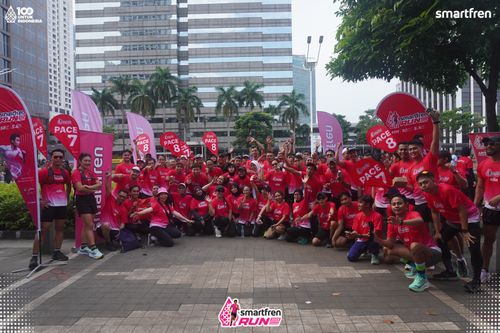 Race photo from Smartfren Run 2025 Vibes