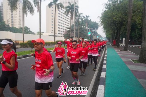 Race photo from Shakeout Run - Smartfren Run