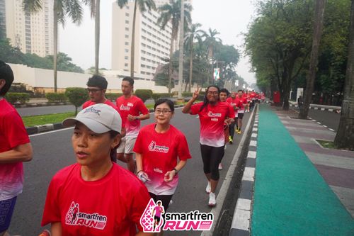 Race photo from Shakeout Run - Smartfren Run