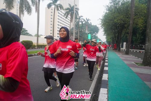 Race photo from Shakeout Run - Smartfren Run