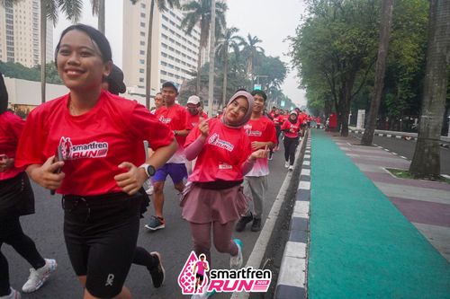 Race photo from Shakeout Run - Smartfren Run