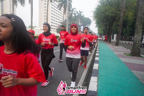 Race photo from Shakeout Run - Smartfren Run