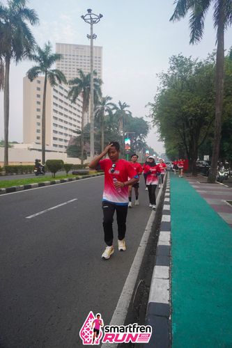 Race photo from Shakeout Run - Smartfren Run