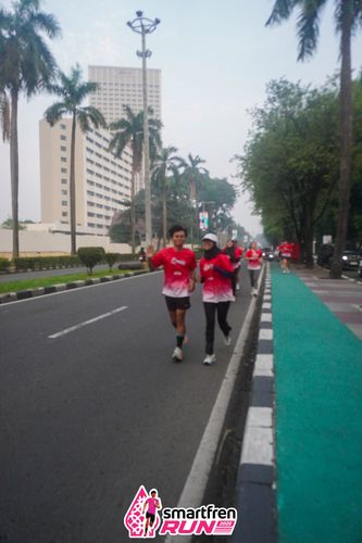 Race photo from Shakeout Run - Smartfren Run
