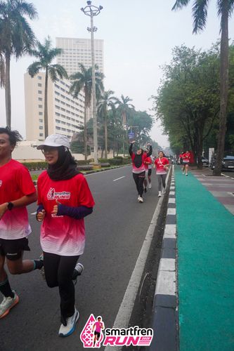 Race photo from Shakeout Run - Smartfren Run