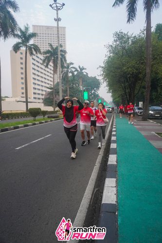 Race photo from Shakeout Run - Smartfren Run