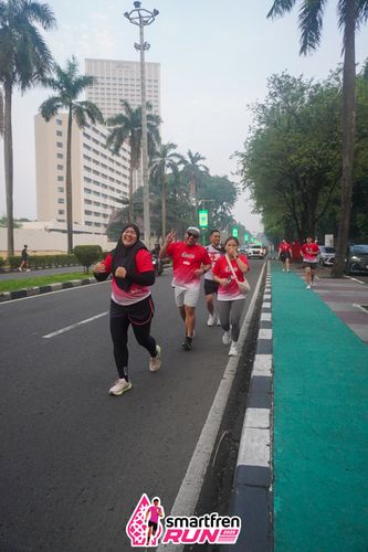 Race photo from Shakeout Run - Smartfren Run