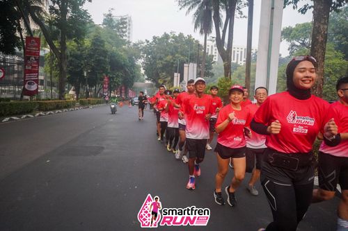 Race photo from Shakeout Run - Smartfren Run
