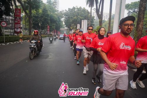 Race photo from Shakeout Run - Smartfren Run