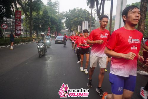 Race photo from Shakeout Run - Smartfren Run
