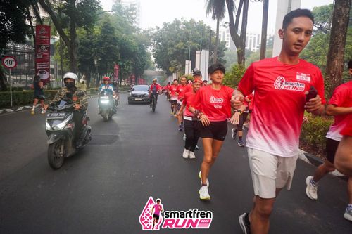 Race photo from Shakeout Run - Smartfren Run