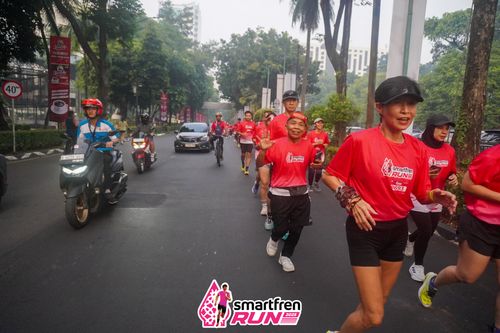 Race photo from Shakeout Run - Smartfren Run