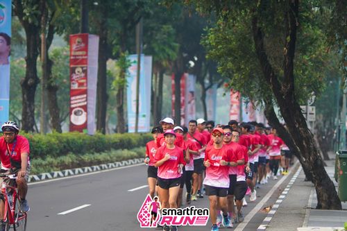 Race photo from Shakeout Run - Smartfren Run