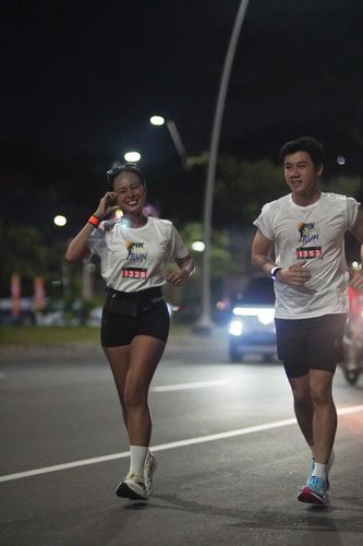 Race photo from PIK NITE RUN VIBES