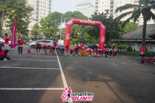 Race photo from Shakeout Run - Smartfren Run