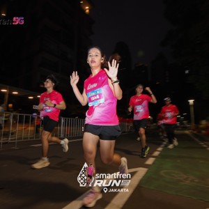Race photo from SMARTFREN RUN 2026