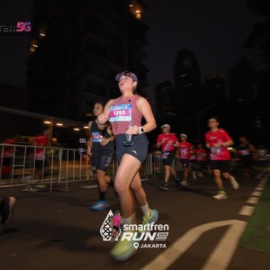 Race photo from SMARTFREN RUN 2026