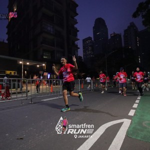 Race photo from SMARTFREN RUN 2026