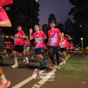 Race photo from SMARTFREN RUN 2026