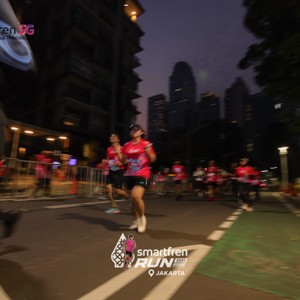 Race photo from SMARTFREN RUN 2026