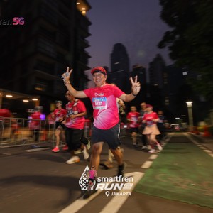 Race photo from SMARTFREN RUN 2026
