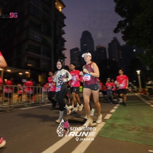 Race photo from SMARTFREN RUN 2026
