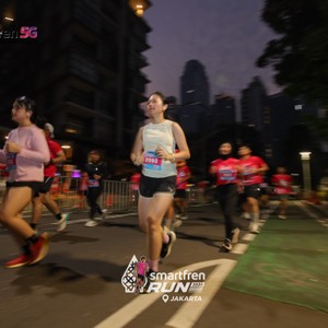 Race photo from SMARTFREN RUN 2026