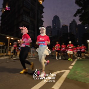 Race photo from SMARTFREN RUN 2026