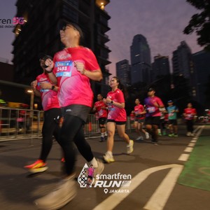 Race photo from SMARTFREN RUN 2026