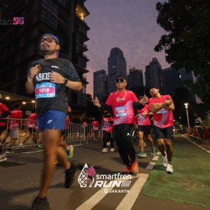 Race photo from SMARTFREN RUN 2026