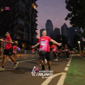 Race photo from SMARTFREN RUN 2026