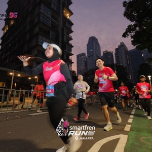 Race photo from SMARTFREN RUN 2026