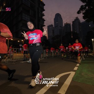 Race photo from SMARTFREN RUN 2026