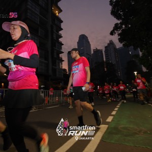 Race photo from SMARTFREN RUN 2026